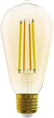 Sonov b02-f-st64 | ampoule led wifi intelligente e27 7w 700 lumens