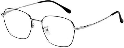 Lunettes anti-lumière bleue vibegle lunettes d'ordinateur avec monture carrée en métal
