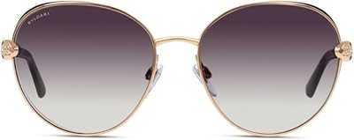 Lunettes de soleil rondes bvlgari pour femme