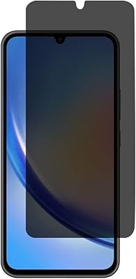 Protecteur d'écran de confidentialité en verre trempé hotterhigh compatible avec samsung galaxy a34