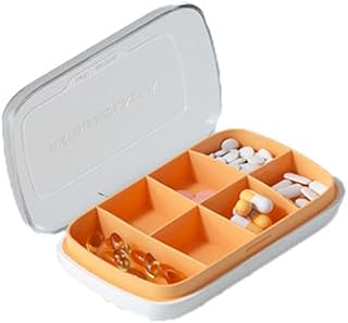 Boîte à médicaments de voyage portable quotidienne pour vos médicaments, suppléments, vitamines
