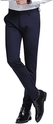 Pantalon de bureau décontracté et formel pour hommes yudesundo, pantalon de costume extensible