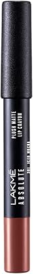 Crayon à lèvres mat lakmé absolute plush, finition mate, 301 moka glacé, 2,8