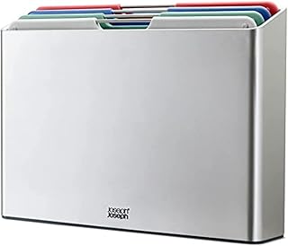Joseph joseph folio planche à découper, lot de 4, étui fin pour un rangement