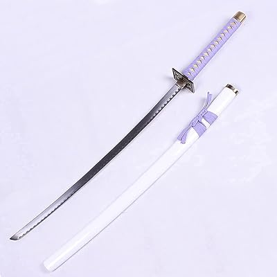 Épées en bois faites à la main avec gaine de blanchiment pour byakuya