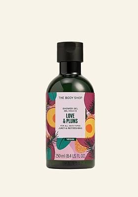 The body shop love plums gel douche juteux parfum doux festif