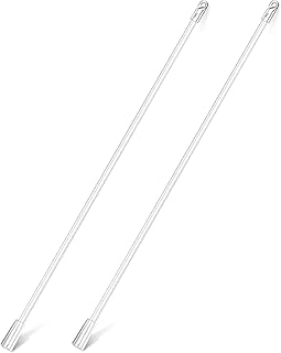 Emvanv lot de 2 tringles à rideaux de 43,2 cm, pièces de rechange