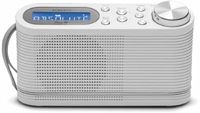 Radio roberts dab dab+ fm numérique avec préréglages simples play10 blanc