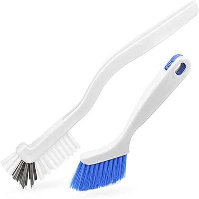 Brosse de nettoyage avec poignée, petite brosse à récurer dure pour nettoyer l'évier