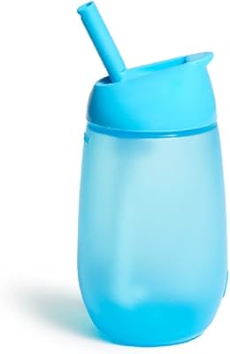 Tasse en maille munchkin easy clean avec paille 8 oz 12 mois paquet