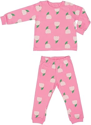 Ensemble de pyjama pour filles ecco - ensemble de pyjama long 2 pièces