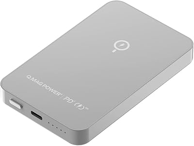 Batterie magnétique sans fil momax power 7 10 000 mah compatible avec q-mag