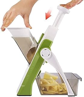 Trancheuse à légumes multifonction ecv avec lames en acier inoxydable, trancheuse manuelle