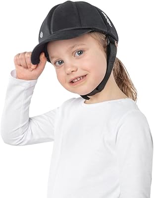 Casque médical ribcap pour enfants | casquette de baseball bleu marine avec mentonnière