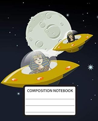 Cahier de composition : carnet scolaire ligné large. 110 pages 75 "x925 ".