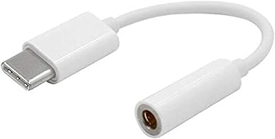 Adaptateur de port audio type-c vers 3,5 mm - blanc
