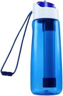 Bouteille d'eau de sport avec filtre et paille 750ml 001 microns