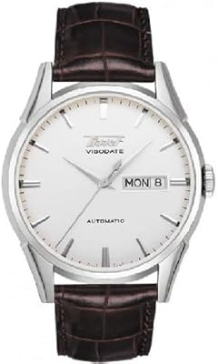 Montre automatique tissot vizodit pour homme t0194301603100 blanc marron bracelet bracelet