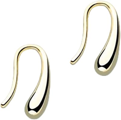 Boucles d'oreilles goutte d'eau jdlyever petites boucles en argent 925 design