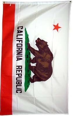 Drapeau de l'état de californie anley fly breeze 4x6 pieds couleurs vives