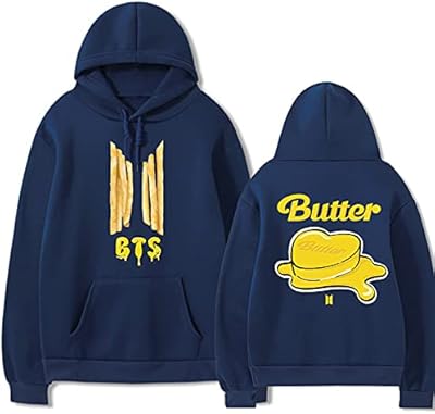 2021 bangtan boys store nouvel album beurre sweat à capuche surdimensionné style harajuku