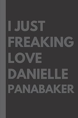 J'adore danielle panabaker : carnet de composition ligné, cadeau d'anniversaire pour les amoureux