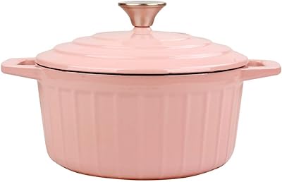 Casserole pour faitout en fonte émaillée antiadhésive vav saine et sûre