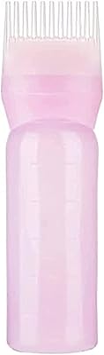 Bouteille distributrice de teinture capillaire de 6 oz (160 ml), brosse à racines de cheveux et peigne avec échelle graduée - rose. Le meilleur du e-commerce discount réuni sur Diaytar