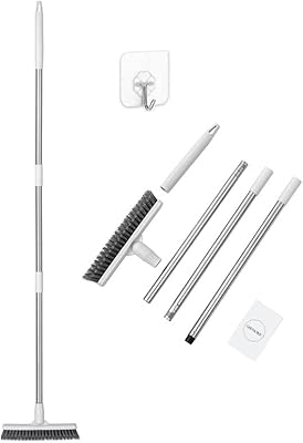 Brosse de nettoyage de sol jedoori avec manche long et poils durs