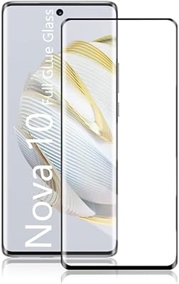 Protecteur d'écran en verre trempé pour huawei nova 10 bord incurvé