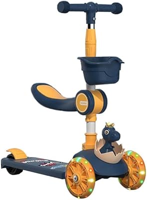Trottinette pliable 3 en 1 pour enfants à trois roues, trottinette à roues