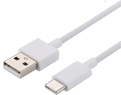 Câble de chargement usb type-c vers usb-a 2.0 - 1 mètre, blanc