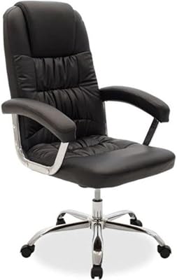 Al wadi furnitoror® chaise de bureau rembourrée en pvc souple