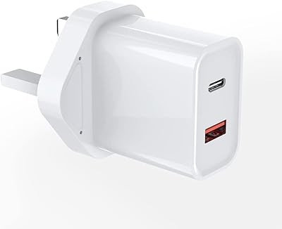 Chargeur rapide usb c eberls 20 w pour samsung galaxy a13/ a14/ a51/