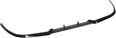 Spoiler avant de style course en plastique abs résistant aux rayures pour la voiture