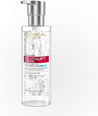 Gel nettoyant en profondeur revitalift crystal de l'oréal paris 120 ml