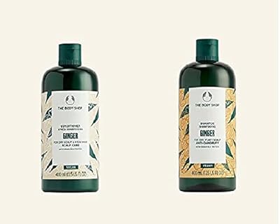 Coffret shampoing et après-shampoing the body shop au gingembre, 400 ml chacun, nouvelle