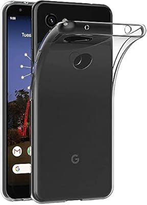 Coque arrière transparente absorbant les chocs en gel tpu souple pour google