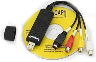 Et- usb 2.0 easycap dc60 tv dvd vhs capture vidéo, audio et audio