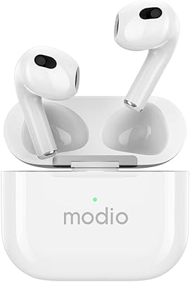Écouteurs bluetooth sans fil me12 pour appareils android et ios, blancs