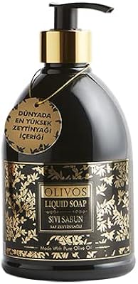 Savon liquide à l'huile d'olive pure olivos 500 ml 169 oz