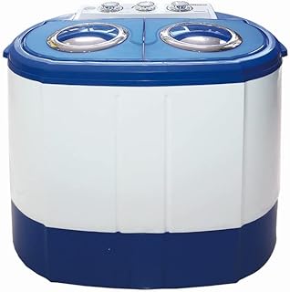 Lave-linge semi-automatique noble twin top à double cuve, 3 kg, blanc, nwm300