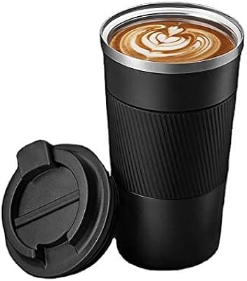 Tasse à café isotherme avec couvercle anti-fuite tasse de voyage de 12