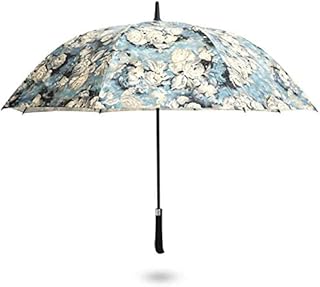 Guangming - parapluie pliant facile à transporter rétro peinture à l'huile rose semi-automatique