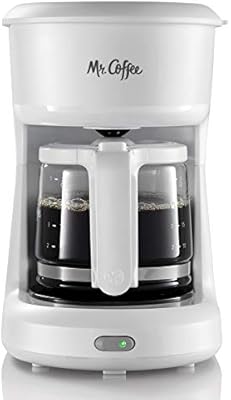 Mr. coffee mini brew switch cafetière 5 tasses 2134286 ®, blanche