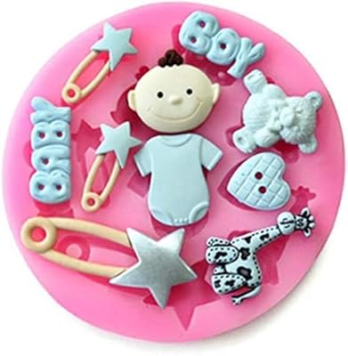 Moule en silicone fondant 3d pour enfants, moule à gâteau en silicone, moule