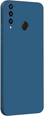 Coque huawei p30 lite coque pare-chocs en gel liquide avec doublure en microfibre