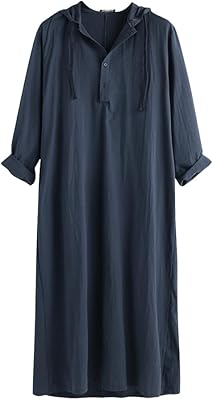 Robe arabe légère à capuche et manches longues pour hommes, vêtements islamiques, robe extra longue de l'aïd pour hommes avec poche, bleu, xl. Diaytar : Des promotions exceptionnelles toute l'année pour tous les Sénégalais