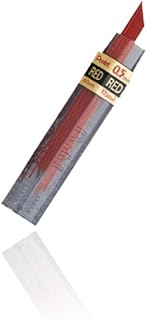 Recharge de mine pentel, 7 mm, 12/to, rouge (penppr7)