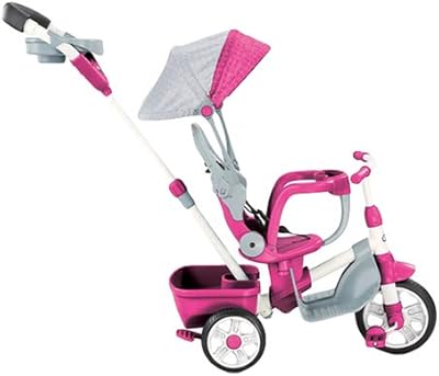 Tricycle 4-en-1 little tikes perfect fit, rose, 639654e4